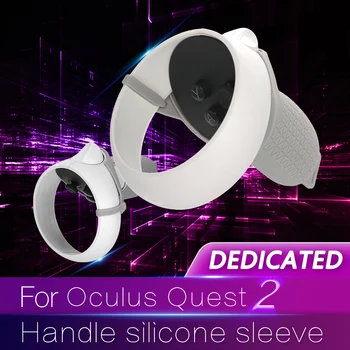 Pentru Oculus Quest 2 set de Căști VR Controller Manșon de Protecție a Pielii Silicon Capac Mâner Huse Pentru Oculus Quest2 Accesorii