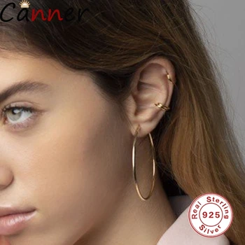 Canner Moda S925 Argint Cercei Pentru Femeile Fără Piercing Earcuff Non Străpuns Nici O Gaură Cercei Ear Cuff Auriu/Argintiu