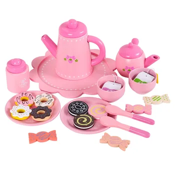 Copiii Cadou Jucarii Simula Bucătărie Jucării Roz Desert Tort Casa De Ceai Jucărie De Învățământ Copil De Educație Timpurie De Puzzle Tacamuri Cadou
