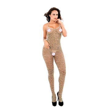 Îmbrăcăminte Exotic Jucarii Sexuale pentru Femei Lenjerie Leopard de Imprimare Sexy Ciorapi Deschis Picioare de Sex Lenjerie Jartiere Centura