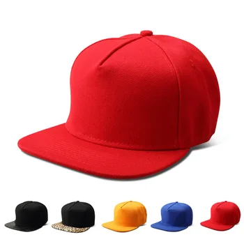 De bună Calitate DIY Stil Hip Hop Rap Șapcă de Baseball Bumbac Reglabil Moda Barbati Casual Snapback Pălării Leopard Roșu, Galben, Negru