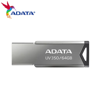 Original Adata USB 3.2 Unitate Flash UV350 32GB 64GB 128GB Metal Stick de Memorie de Mare Viteză USB Pendrive Pentru Calculator