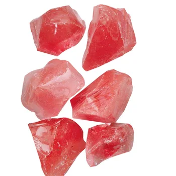 100g 2-5cm Pepene Roșu Piatră Brută Cristale de Cuarț Și Minerale Naturale, Pietre de Cristal Brut Minerale Minerale Piatra D3