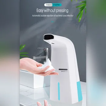 Inteligent Automat Dozator Sapun Lichid cu Inducție Spumare Spălare de Mână Dispozitiv pentru Bucătărie, Baie (Fără Lichid)#40