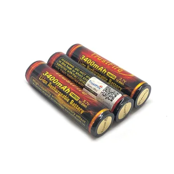 Acumulator TrustFire 3400mAh 3.7 V 18650 Baterie Reîncărcabilă Litiu de Mare Capacitate, cu Protected PCB pentru Lanterne LED/Faruri