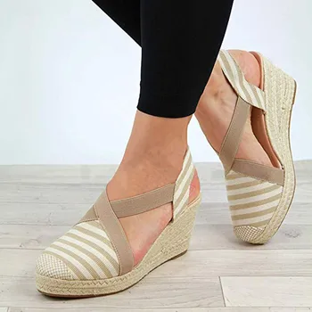 Retro Moda Pentru Femei Sandale Glezna Pene Apartamente De Pantofi Amestecat-Culori Roman Sexy, De Înaltă Calitate Outsid Doamnelor Pantofi