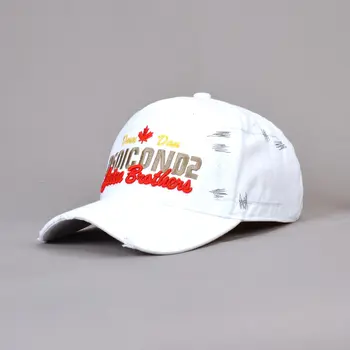 Noi D2 Spălat Bumbac Șapcă de Baseball PICTOGRAMA Litere Sepci de Baseball Unisex Hat Pentru Barbati Femei Tatăl Pălărie Broderie Casual Capac Hip Hop Capac