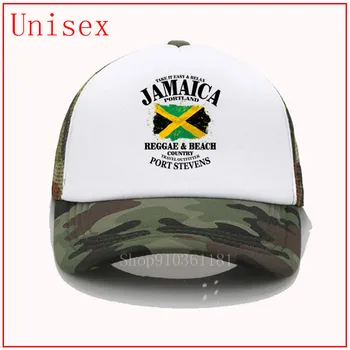 Reggae & Beach Țară - Portland, Jamaica Flag pălării de soare pentru femei negru pălării de soare pentru femei beach pălărie de vară pentru femei la Modă Capac