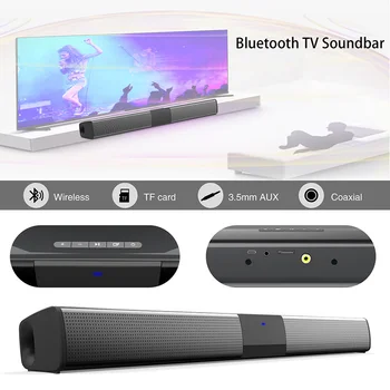 Noi BS-28 A/B/D TV Soundbar Home Audio&TV Suport Difuzor fără Fir 3.5 mm AUX TF FM Surround SoundBar Pentru PC Home Theater Difuzor