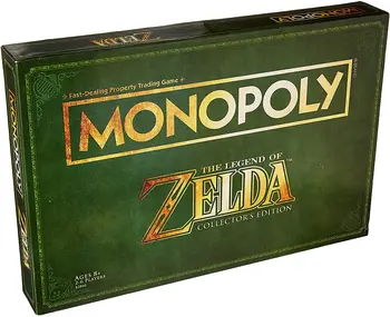 Hasbro Jocuri Monopoly Legend of Zelda Editie de colectie Tabla de Joc Monopoly Familie Jocuri de societate si Puzzle-uri, Jucarii