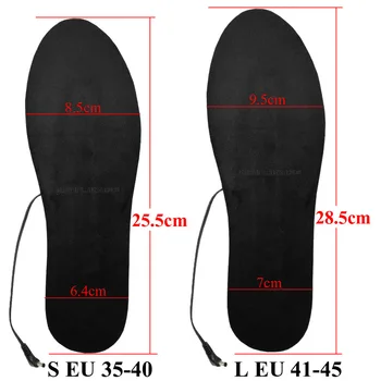 USB Electrice Incalzite Tălpi Femei Bărbați Încălzit Tălpi de Pantofi de Iarnă Sport în aer liber, Picioare, Tălpi interioare de Încălzire Încălzirea Picior Pad Picioarele Calde