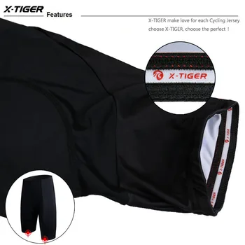 X-Tigru Femei Negru Coolmax 3D Căptușit pantaloni Scurți de Ciclism Superelasticitatea la Șocuri MTB Biciclete pantaloni Scurți pantaloni Scurți de Biciclete Rutier