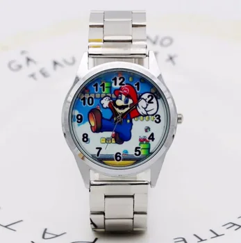 NOI Desene animate Drăguț destul de Mario stil pentru Copii Ceasuri Femei Student Fete baieti Cuarț Metal oțel Încheietura mîinii Ceas cu Ceas