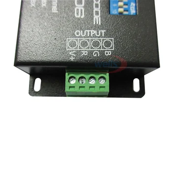 En-gros PX24506 DMX512 3CH Decoder conducător auto Amplificator RGB Controller Pentru 5050 3528 RGB LED Strip Lumina Lămpii,DC12V-24V