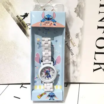 Детские часы Copii de Desene animate Drăguț Fată Ceas Student Relojes Ceramice Imitație De wistwatch Centura Copii + Cutie Reloj