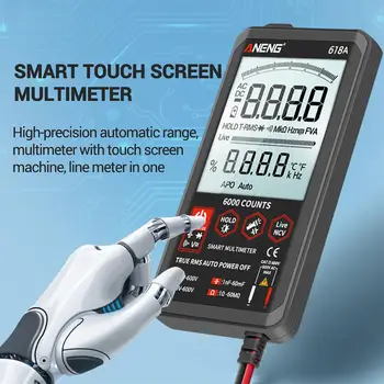 Multimetru Digital Auto Manual Variind Multimetru Tester cu LCD Backlit pentru Tensiune Metru Măsuri