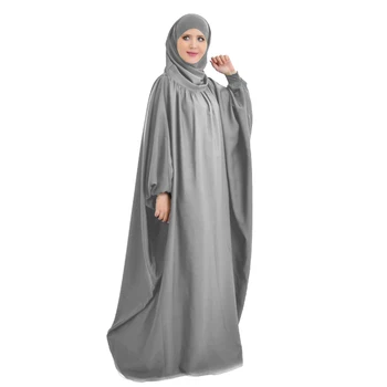 Femeile Musulmane Khimar Complet Acoperi Cu Gluga Cu Rochii Lungi Rochie Maxi De Rugăciune Islamice Halat De Caftan Jilbab-Ul Umra Ramadan Eid Serviciu De Închinare