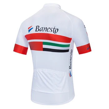 2020 Banesto Ciclism Jersey bărbați mtb tricouri road bike tricouri maneca scurta Ropa Ciclismo maillot de Curse topuri Negru rosu