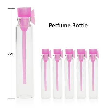50pcs/lot 2ml Mini Sticla de Parfum de Mic Eșantion Flacoane de Sticla de Parfum Goale de Laborator Parfum Lichid Proces Eprubetă #246899