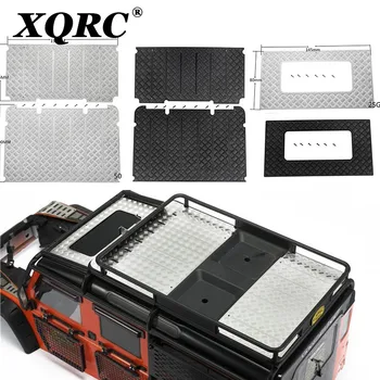XQRC portbagaj metal anti slide luminator anti glisați fereastra panoului ornamental, pentru 1 / 10 RC vehicul cu senile traxxas trx-4 TRX 4