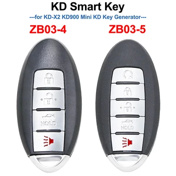 KEYDIY ZB03-4 ZB03-5 KD Inteligent de la Distanță Cheie Universal KD Auto breloc pentru KD-X2 Cheie Generator, ZB03 se Potrivește Mai mult de 2000 de Modele