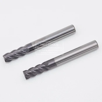 N8-d5x15Hx6Dx50L patru flaut strat negru endmill de frezat metal din oțel inoxidabil, instrumente de 6mm coadă