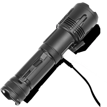 XHP100 de Înaltă Calitate 9-core Lanterna Led cu Zoom Lanterna Usb Reîncărcabilă 18650 sau 26650 Baterie Power Bank Funcția de Lanternă