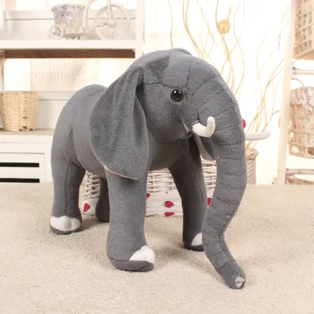 Elefant Simulare Jucărie de Pluș Moale Perna Gigant de Animale de Pluș de Înaltă Calitate de Craciun Cadou de Anul Nou pentru Copii Perna AA50MR