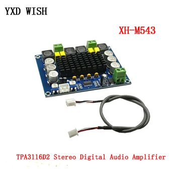 TPA3116D2 Dual-Channel Stereo Digital de Mare Putere Amplificator Audio de Putere de Bord 2*120W XH-M543 Amplificador DIY Modul 12V-24V