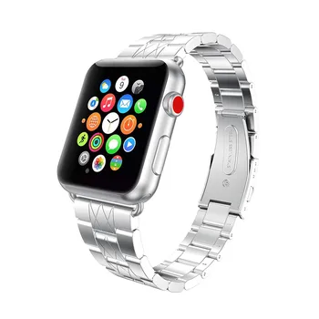 Pentru Apple Watch Curea din Otel Inoxidabil Curea de Ceas 4 5 6 40mm 44m Metal Bratara Link-uri Brățară pentru Seria 3 2 1 38mm 42mm