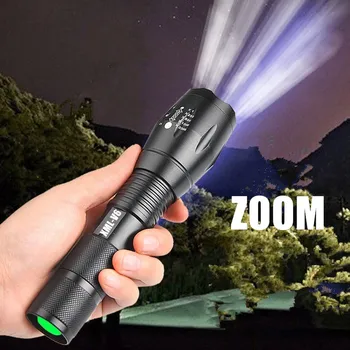 Portabil mini lanterna XML-T6 L2 V6 LED ZOOM Lanterna de vanatoare cu zoom Lanterna lanterna