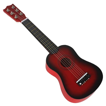 21 Inch 6 Siruri de caractere Mici Mini Chitara Bass Chitara cu Corzi Instrumente Muzicale de Jucărie pentru copii Copii Cadou
