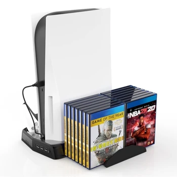 Pentru PS5 DE/UHD Multi-funcție de Încărcare a Ventilatorului de Răcire de Bază + Disc Joc Tava de Stocare+ se Ocupe de Bază Incarcator Pentru consola Playstation 5