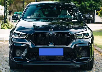 De înaltă calitate din fibră de Carbon Plasă Grila Tăiați Curse Gratare se Potriveste Pentru BMW X6 G06 2019 2020+