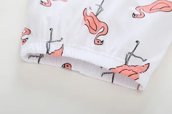 2020 Fată Copil Drăguț Haine pentru Copii Copilul Topuri+Flamingo Imprimare Pantaloni, Jambiere, Bandana 3pcs Infant set pentru Copii Fete de Îmbrăcăminte Set