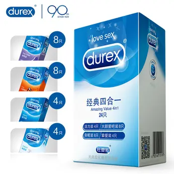 Durex Prezervativ 32/56/100buc/Pachet Mix 4Types Unse Ultra Subțire Natural Latex de Cauciuc, Prezervative, Jucarii Sexuale Pentru Barbati Contracție în condiții de Siguranță