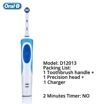 Oral B Vitality Periuta de dinti Electrica Reincarcabila-a spalat pe Dinti OralB Heads 3D White 2 Minute Timer Precizie Curat Transport Gratuit