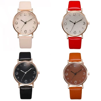 2020 часы Top Stil de Moda pentru Femei de Lux, Curea din Piele Cuarț Încheietura mîinii Ceas pentru Femei Ceas Femei Rochie Reloj Mujer Negru Ceas Ajuta