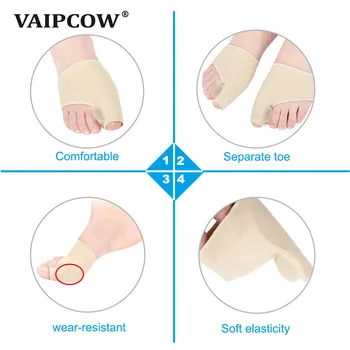 1Pair Mare Osoase Ortopedice Inflamație la picior Orteza Șosete Pedichiura Silicon Hallux Valgus Corector Bretelele de la Picioare Separator de Îngrijire de Picioare