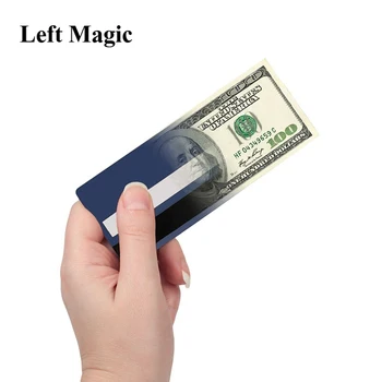 Numerar Sau Card De Credit Magic Trucuri Bani La Cardul De Credit Magic Recuzita Până Aproape De Strada Iluzie Truc De Mentalism Puzzle Jucărie Magia