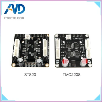 1 BUC 4X ST820 V1.2 / 4X TMC2208 V1.0 Driver de Placa Plug and Play Modul Adaptor Pentru AIO II V3.2 Placa de baza Toate într-O singură II pe 32 de Biți MCU