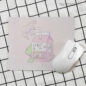Lapte De Piersica Roz Kawaii Gaming Mouse Pad Mouse Mic Player Mouse Pad-Ul Pentru A Juca