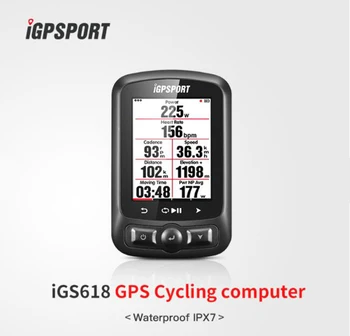 ANT+ și Bluetooth Ciclism Metru de Putere iGS618 iGPSPORT GPS Bike Computer de Navigare Vitezometru IPX7 3000 de Ore de Stocare a Datelor