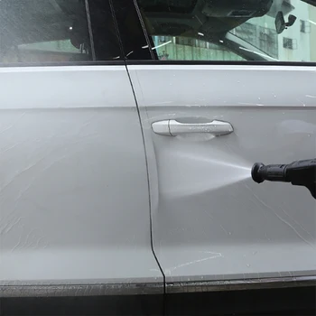 Universal DIY Auto Autocolant Protector Benzi de Film Transparent Nano Velcro Auto Ușa Marginea Laterală Garda Anti-Coliziune Uzură de Protecție