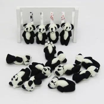 100buc/lot Kawaii Comune Mic Panda Urs de Pluș Jucării de Pluș Pandantiv Mic Panda de Jucărie Păpușă Jucărie Panda Cadouri Pentru Copii