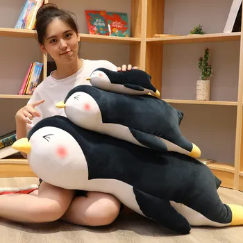 1 buc 30-100cm Super Moale Minte Pinguin de Pluș, Jucării Umplute de Animale Drăguț Jucărie pentru Copii de Desene animate Minunat Pilllows Cadou pentru Fete Copil