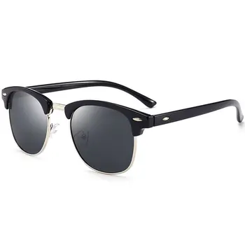 Design vestimentar Semi-fără ramă Bărbați ochelari de Soare Stil Vintage sex Masculin Ochelari de Soare Oglindă Nuante Gafas Ochelari de Oculos de sol UV400