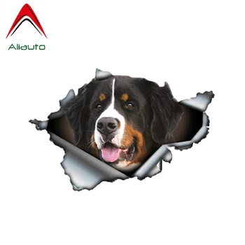 Aliauto Personalizate Bernese Mountain Dog Autocolant Masina Rupt de Metal Decal Autocolante Reflectorizante Impermeabile Styling Auto de Companie Decalcomanii,13cm*9cm