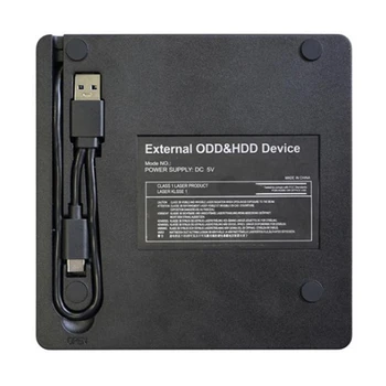 Extern de CD-DVD Drive USB 3.0 Type-C Unitate Optica DVD-RW CD Burner Player pentru Mac OS Windows PC Laptop