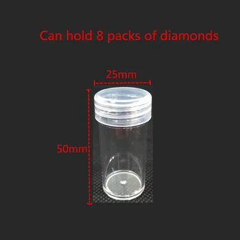 60Bottles Diamant Pictura Cutie Container de Stocare Plin Pătrat Transporta Caz Titularul Depozitare Sac de Mână cu Fermoar Design rezistent la Șocuri Rezistent
